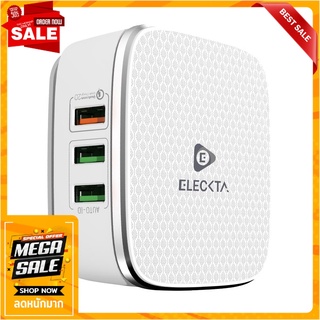 ช่องจ่ายไฟ 6 ช่อง (USB CHARGER) ELECKTA ET6704 1.5 ม. ปลั๊กพ่วง USB CHARGER ELECKTA ET6704 6-PORT 1.5M