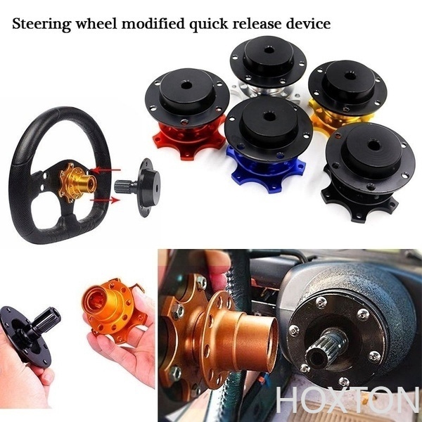 พวงมาลัยรถสากล Quick Release Hub Volante Quick Release Hub Adapter ที่ถอดออกได้ Snap Off Boss Kit