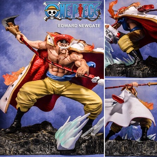 Figure ฟิกเกอร์ Model โมเดล One Piece วันพีซ เต็มพิกัดสลัดจอมลุย วันพีช Edward Newgate เอ็ดเวิร์ด นิวเกต หนวดขาว