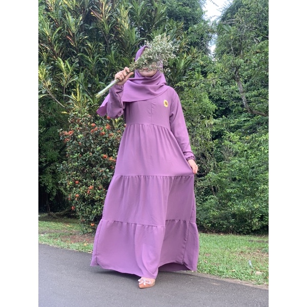 Nr Fashion Alisa Dress Gamis Womens รุ่นใหม่ล่าสุด 2022