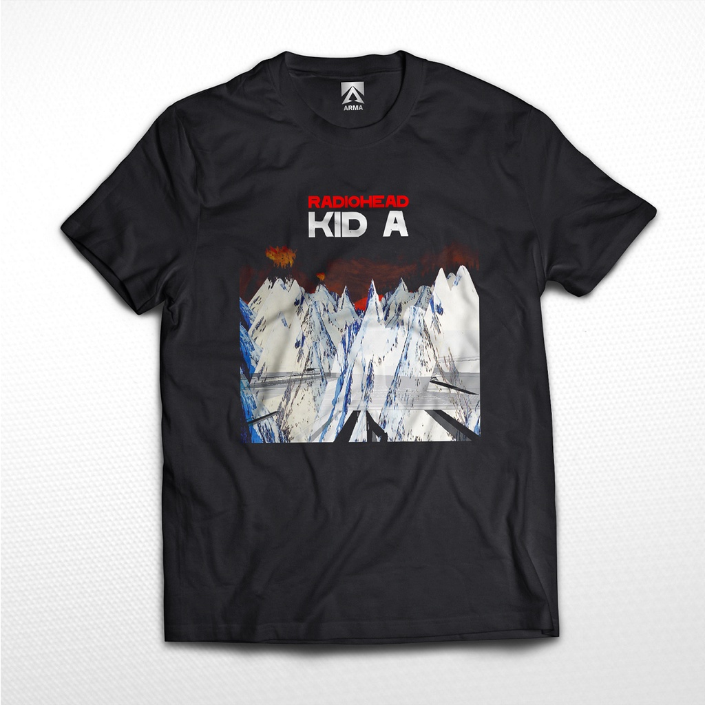 Radiohead BAND T-SHIRTS Kid A / rock music เสื้อยืด unisex distro เสื้อผ้า VINTAGE BAND T-SHIRTS