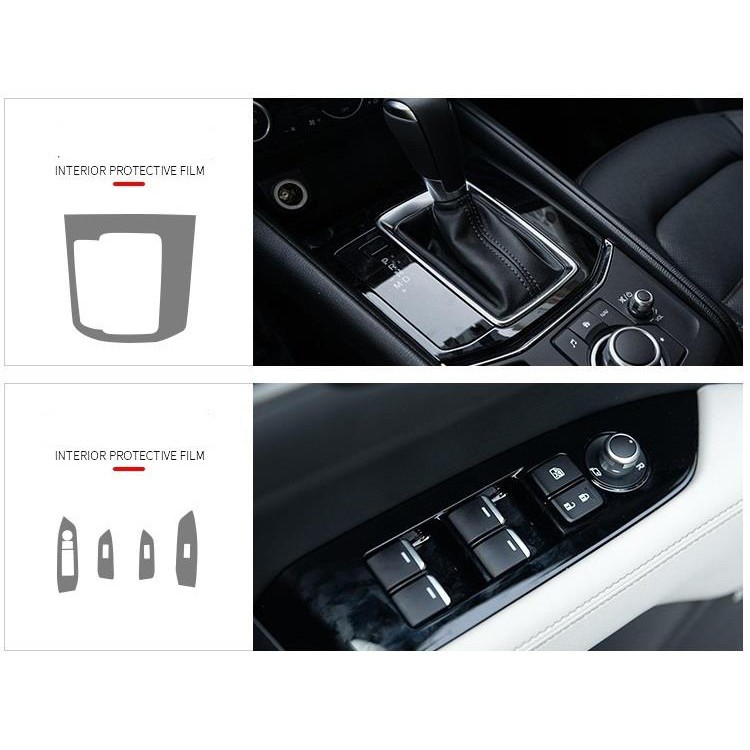 2017-2025 Mazda CX-5 KF ฟิล์มป้องกัน PPF สติกเกอร์สําหรับพื้นผิวเปียโนสีดํา CX5
