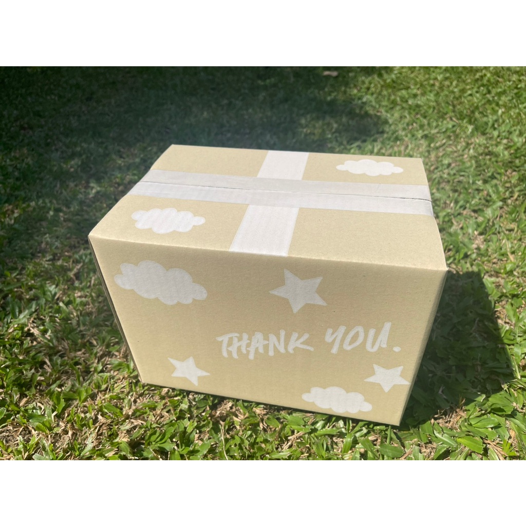 กล่องพัสดุน่ารักราคาถูก Star Star Star Box | SIZE 2B