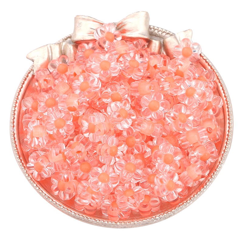 50ชิ้น/ล็อตโปร่งใสโปร่งใสอะคริลิดอกไม้ลูกปัดลูกปัดลูกปัดลูกปัดหลวมทําเองเครื่องประดับอุปกรณ์เสริมทอมือสร้อยข้อมือเชือกผมประดับด้วยลูกปัดวัสดุ - รูปที่ 6