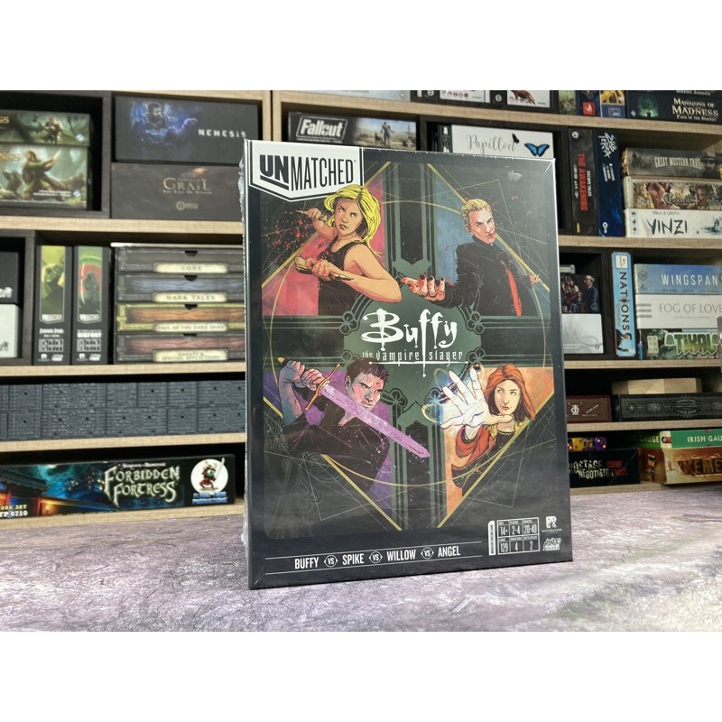 boardgame unmatched vampire slayer