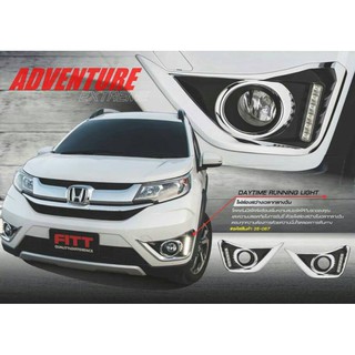 BRV ครอบไฟตัดหมอก HONDA BRV (ตรงรุ่น) โครเมี่ยม