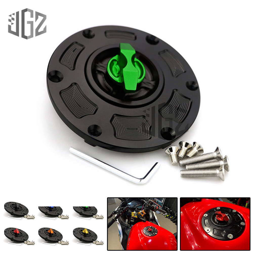 ฝาครอบถังน้ํามันเชื้อเพลิงอลูมิเนียม CNC สําหรับ KAWASAKI Ninja 250 Ninja 300 Z 250 Z 300 2017-2019