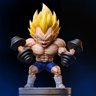 ใหม่ โมเดลฟิกเกอร์ PVC อนิเมะ Dragon Ball Z Vegeta Cousin Brother Fitness ขนาด 17 ซม. สําหรับตกแต่งโต๊ะ เก็บสะสม