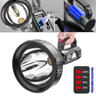 ไฟฉาย LED แบบพกพา แบบชาร์จไฟได้ สว่างพิเศษ สําหรับตกปลา ตั้งแคมป์กลางแจ้ง