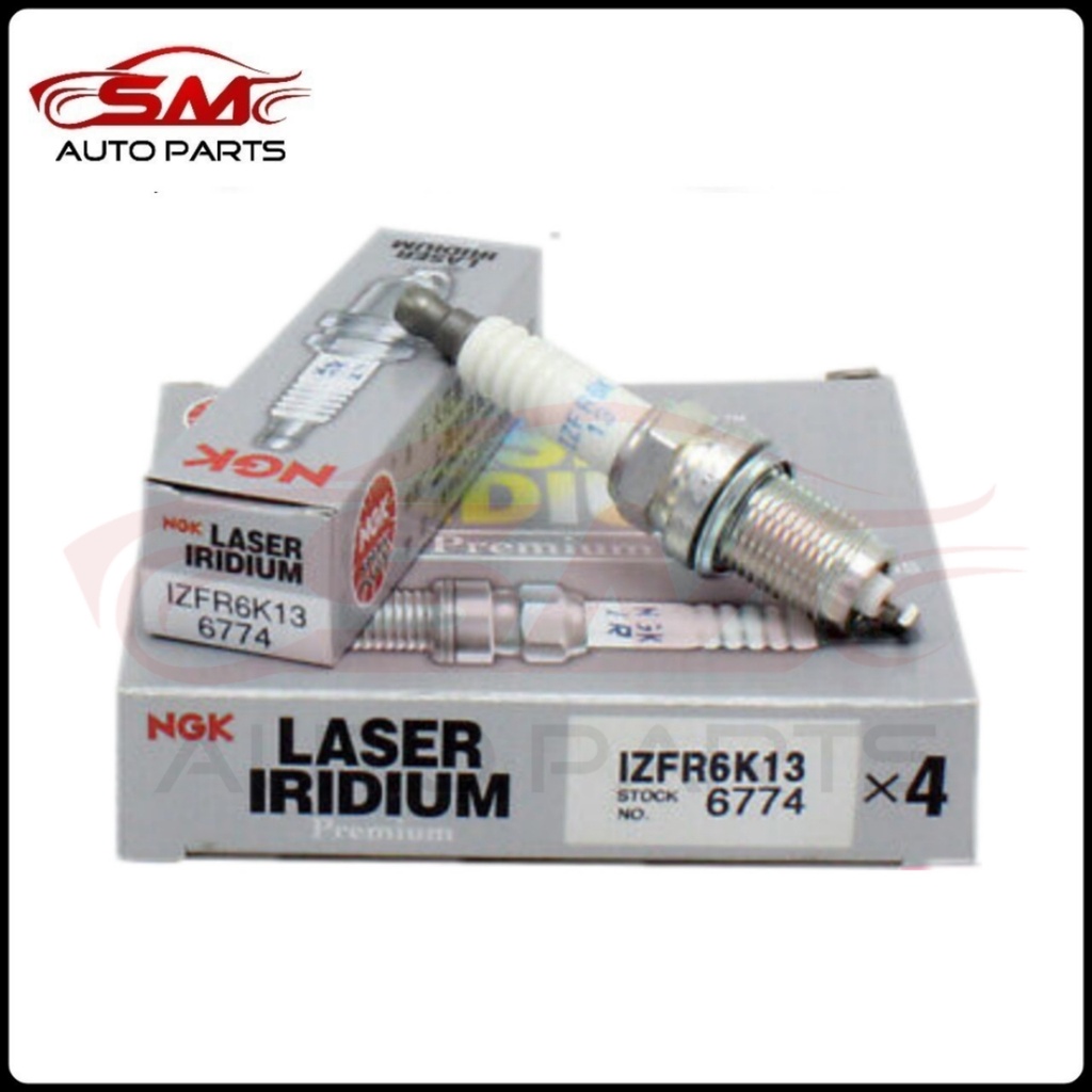 หัวเทียน NGK Laser Iridium - Honda City SEL TMO / Jazz SAA TGO ( IZFR6K13 ) 4 ชิ้น