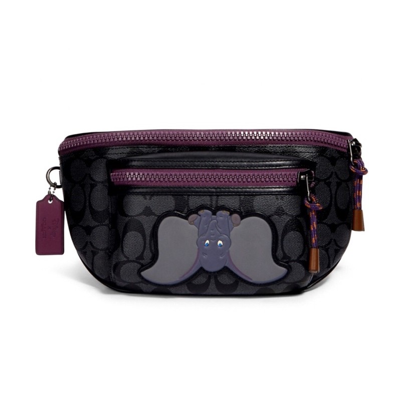 Coach กระเป๋าคาดอก 89905 LIMITED EDITION DISNEY X COACH TERRAIN BELT BAG IN SIGNATURE CANVAS WITH DU