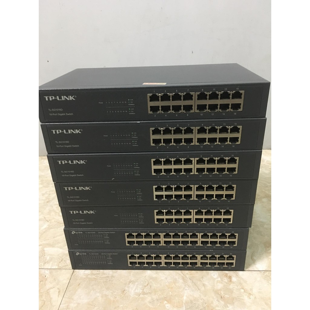 (สินค้าเก่า) TP-LINK 16-24-48 port network Switch