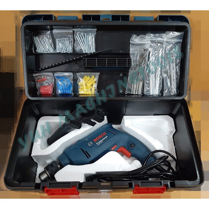 บ๊อช Bosch GSB550 สว่านกระแทก 550W 13mm สำหรับงานเจาะคอนกรีต เหล็ก และไม้