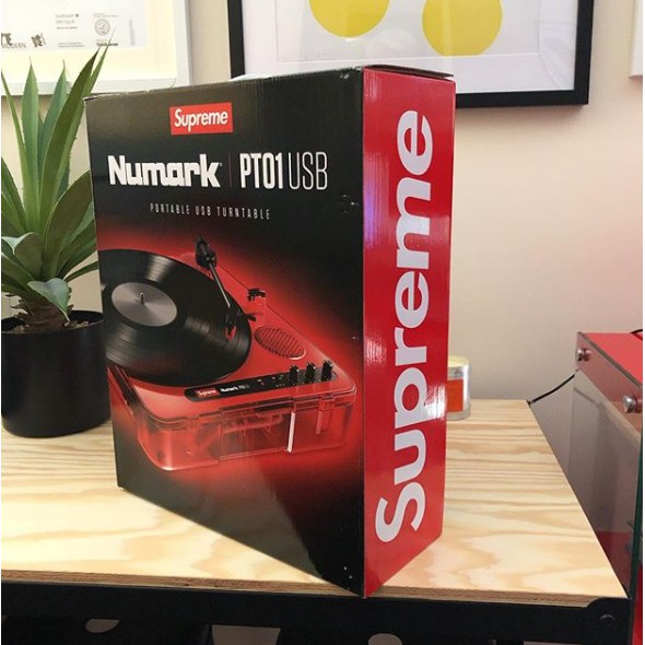 Supreme Numark PT01 Portable Turntable Red | Shopee Thailand