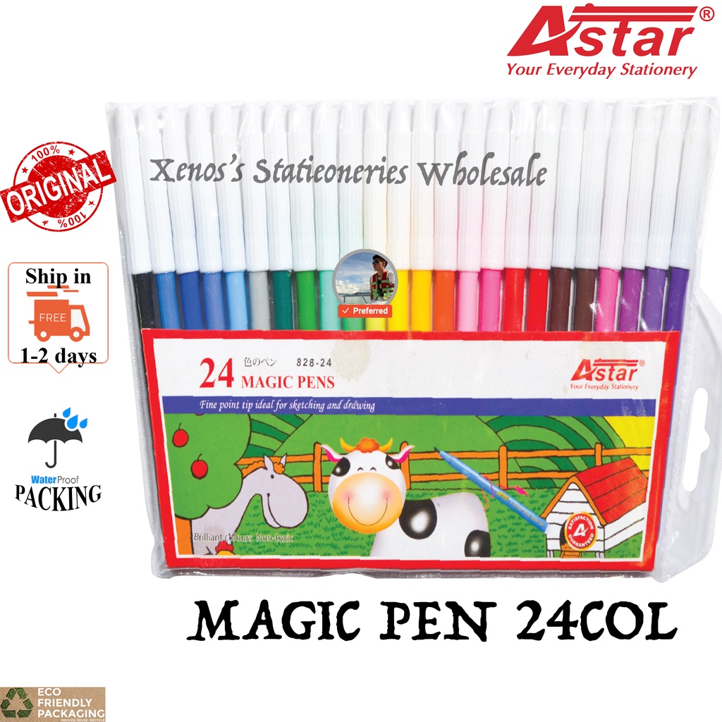 ASTAR COLOUR PEN 24 COLOUR / ASTAR MAGIC PEN 24 สี