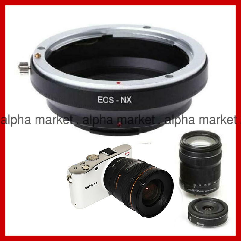 Canon EOS-NX EOS EF ถึง NX อะแดปเตอร์เลนส์ Samsung NX10 NX5 NX100 NX11 NX200 NX20 NX210 NX1000 NX300