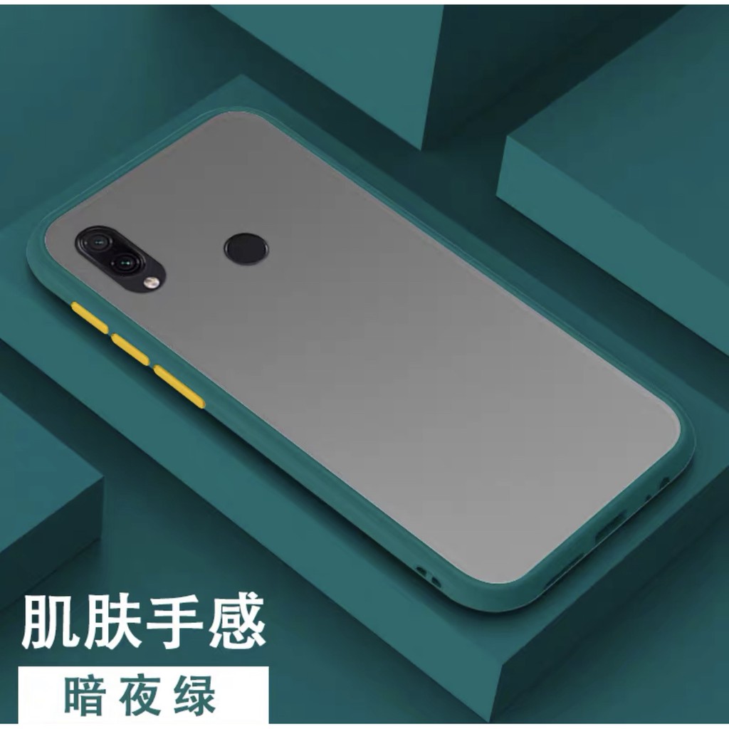 Case Redmi Note 7 เคสกันกระแทก ปุ่มสีผิวด้าน ขอบนิ่มหลังแข็ง เคสโทรศัพท์ เรดมี พร้อมส่ง [ ส่งจากไทย ]