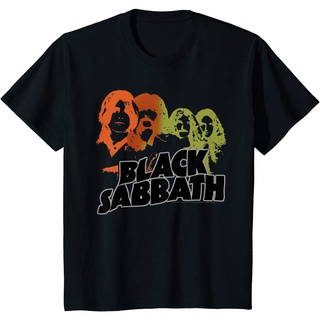 เสื้อยืด Short Sleeve  T-Shirt Printed Black Sabbath Sketch Band For Children And Adults S-4XL