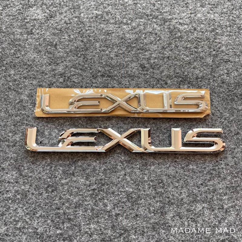 โลโก้ LEXUS เล็กซัส (สีโครเมี่ยม)