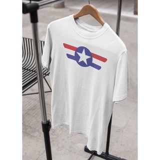 คอตต้อนคอกลมเสื้อยืด Unisex รุ่น Captain America T-Shirt สวยใส่สบายแบรนด์ Khepri 100%cotton comb รีดทับลายได้เลย ไม่ยืดไ