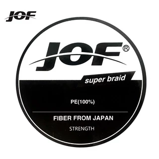 Jof สายเอ็นตกปลา แบบถัก 10-80lb 1000 ม. 4 เส้น 0.1MM-0.5MM