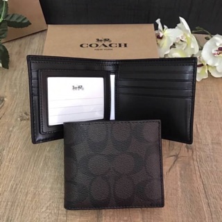 Coach mens wallet มีไส้ แท้ ป💯%