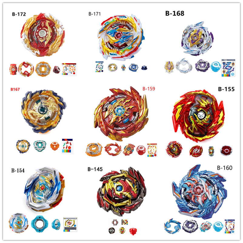 Beyblade Burst B-172 World Spriggan B-168 Rage Longinus B-167 Sparking SuperKing Booster Mirage Fafn