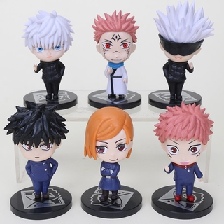 MEGUMI ฟิกเกอร์ Jujutsu Kaisen 6 ชิ้น / ชุด