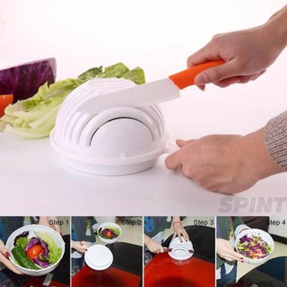 Spint ถ้วยทำสลัด SALAD CUTTER BOWL อย่าง่ายใน 60วินาที