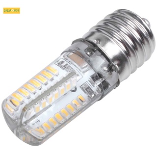 ซ็อกเก็ตหลอดไฟ 64 LED E17 สีวอร์มไวท์ 5 วัตต์  3014 SMD Light  AC 110-220 โวลต์