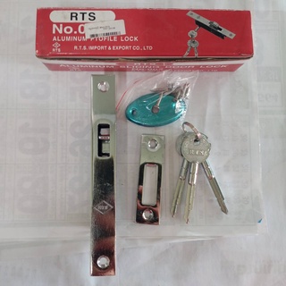 RTS กุญแจคอม้า กุญแจบานเลื่อนอลูมิเนียม No.002  ALUMINUM SLIDING DOOR LOCK