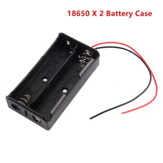 กล่องเคสแบตเตอรี่ 2x3 . 7 V 18650