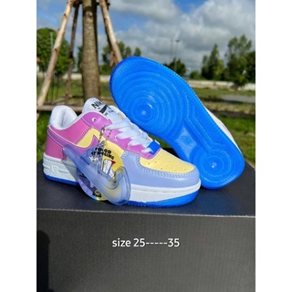 [ พร้อมกล่อง ] Air Force 1 โดนแดดแล้วเปลี่ยนสี( ของเด็ก ) Size 25…36 🌈🌈✅