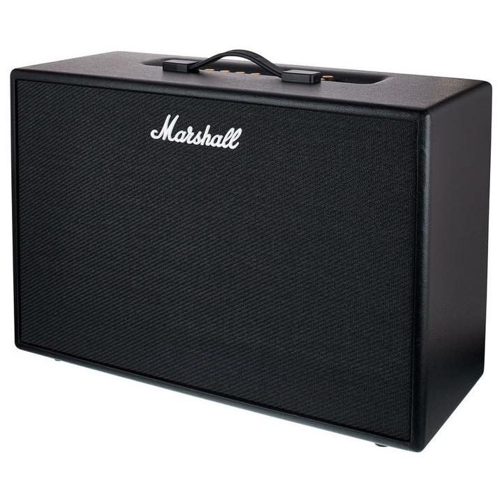 Marshall Code 100 กีต้าร์คอมโบแอมป์ 100 วัตต์ สีดำ พร้อมบลูทูธและเอฟเฟกต์ในตัว