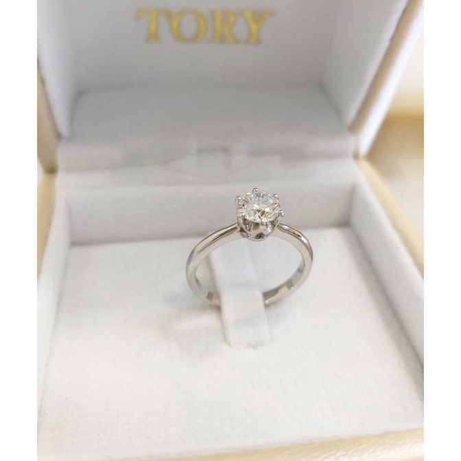 เพชร 0.30ct D color(น้ำ 100%) GIA พร้อมตัวเรือน 18k