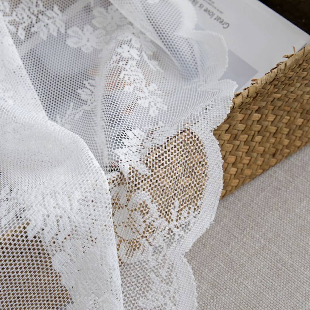 แนะนำ ผ้าม่าน ผ้าม่านสีขาว ม่านคาเฟ่ ลายดอกไม้สวยงาม ม่านประตู ผ้าม่านหน้าต่าง (พร้อมส่งทันที ไม่ต้องรอ) ราคาพิเศษ มีเก็บเงินปลายทาง