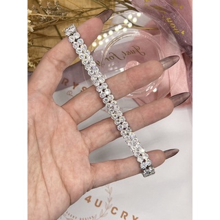 4u Crystal- GF021 (S925) ชุดสร้อยข้อมือโมจสแนต