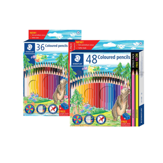 สีไม้ Staedtler รุ่น 143 ลายหมี 36สี 50สี