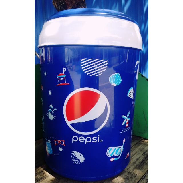 กระติกน้ำ pepsi ใส่น้ำแข็ง แช่น้ำเย็น เครื่องดื่มได้