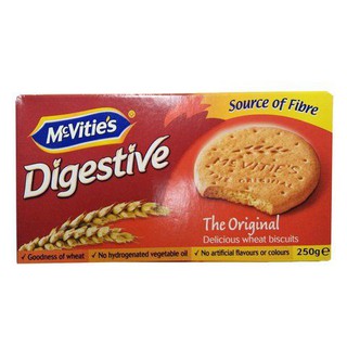 Mcvities Digestive Original 250g  แมคไวตี้ส์ไดเจสทีฟบิสกิตข้าวสาลี 250 กรัม