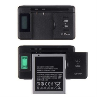 อุปกรณ์ชาร์จแบตเตอรี่ LCD สำหรับโทรศัพท์มือถือ USB-Port