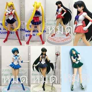 (แท้/มือ2) Banpresto Sailor Moon Girls Memory Figure Series 6.7-Inch Sailor Pluto Mars Mercury Figure