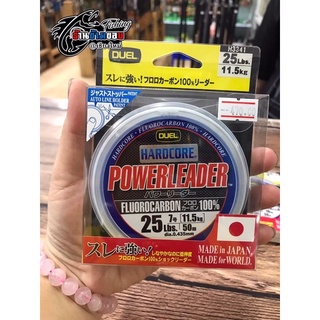 สายซอก Duel Hardcore Powerleader Fluorocarbon 100% Made In Japan