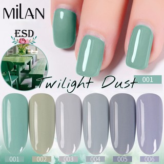 สีทาเล็บเจล Milan สีทไวไลท์ ดัส Twilight Dust Series ขนาด 15 ml อบเครื่อง UV เท่านั้น ส่งฟรี + เก็บปลายทาง