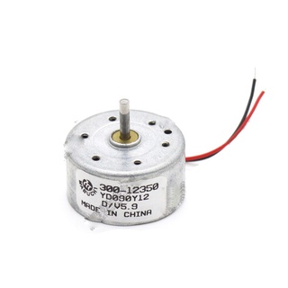 Micro Mini 24mm Round 300 Solar Motor DC 1.5V-12V 9V for Solar Panel Diy Hobby Toy Model Accessories