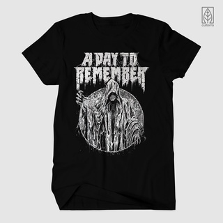 เสื้อยืด พิมพ์ลายวง A DAY TO REMEMBER A DAY TO REMEMBER WHITE METAL ROCK Music Clothing MONO VERSIONS-5XL