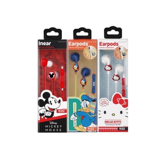 หูฟัง Rizz ลิขสิทธิ์แท้ Hello Kitty/Donald Duck/Mickey Mouse (พร้อมไมค์ในตัว)