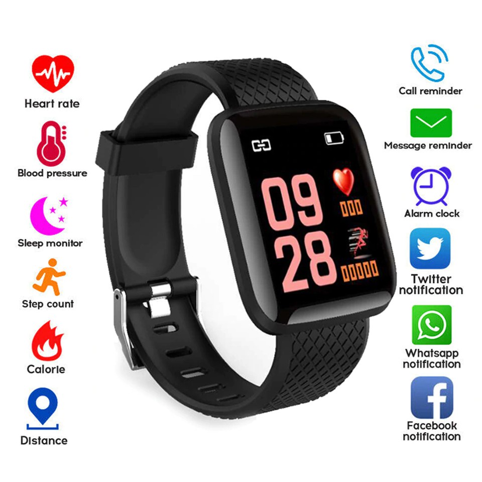 นาฬิกาดิดิจิตอล นาฬิกา Smart Watch A1 สายรัดข้อมืออัจฉริยะ นาฬิกาสมาร์ทวอช บลูทูธ วัดการเต้นของหัวใจ รองรับ IOS&amp;Android