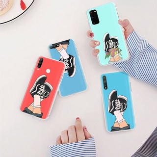 Ml-81 เคสโทรศัพท์มือถือแบบนิ่ม ใส ลายรองเท้าน่ารัก สําหรับ VIVO Y35 Y21 Y21S Y33S Y31 Y51 Y11S Y12S Y11 Y20 Y20I Y20S Y12 Y15 Y17 Y19