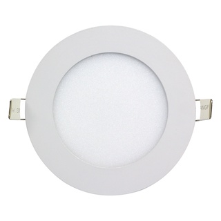 Iwachi โคมไฟดาวน์ไลท์ LED 6W แสงส้ม (WW) ขนาด 4 นิ้ว 1730/007/2 ทรงกลม สีขาว